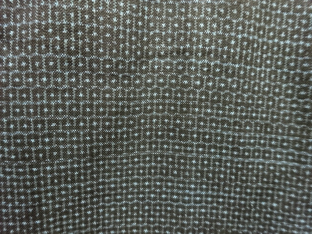 JAPANESE KIMONO / ANTIQUE MENS KIMONO / SILK / DOROZOME / TSUMUGI